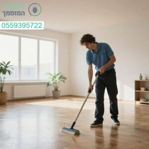 ניקיון מקצועי לאחר פינוי שוכרים להבית مבריק ומוכן לדייר הבא בשירות יסודי מושלם