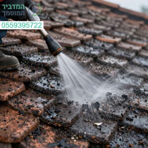 ניקוי מקצועי של צואת יוני גגות בלחץ مים להבטחת היגיינה وניקיון מושלם לביתכם