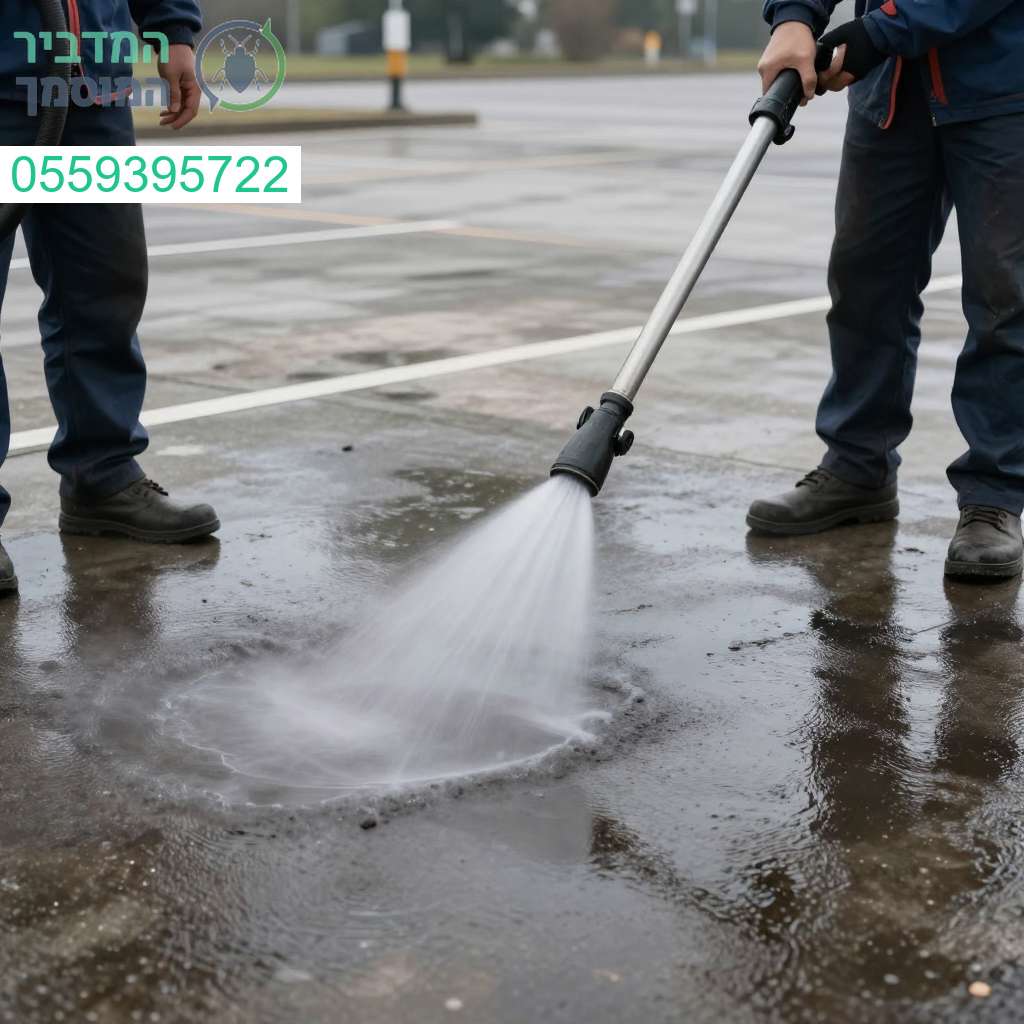 שירות ניקוי חניונים מקצועי בלחיצת מים גבוהה וקיטור לתוצאה נקייה ומבריקה תמיד
