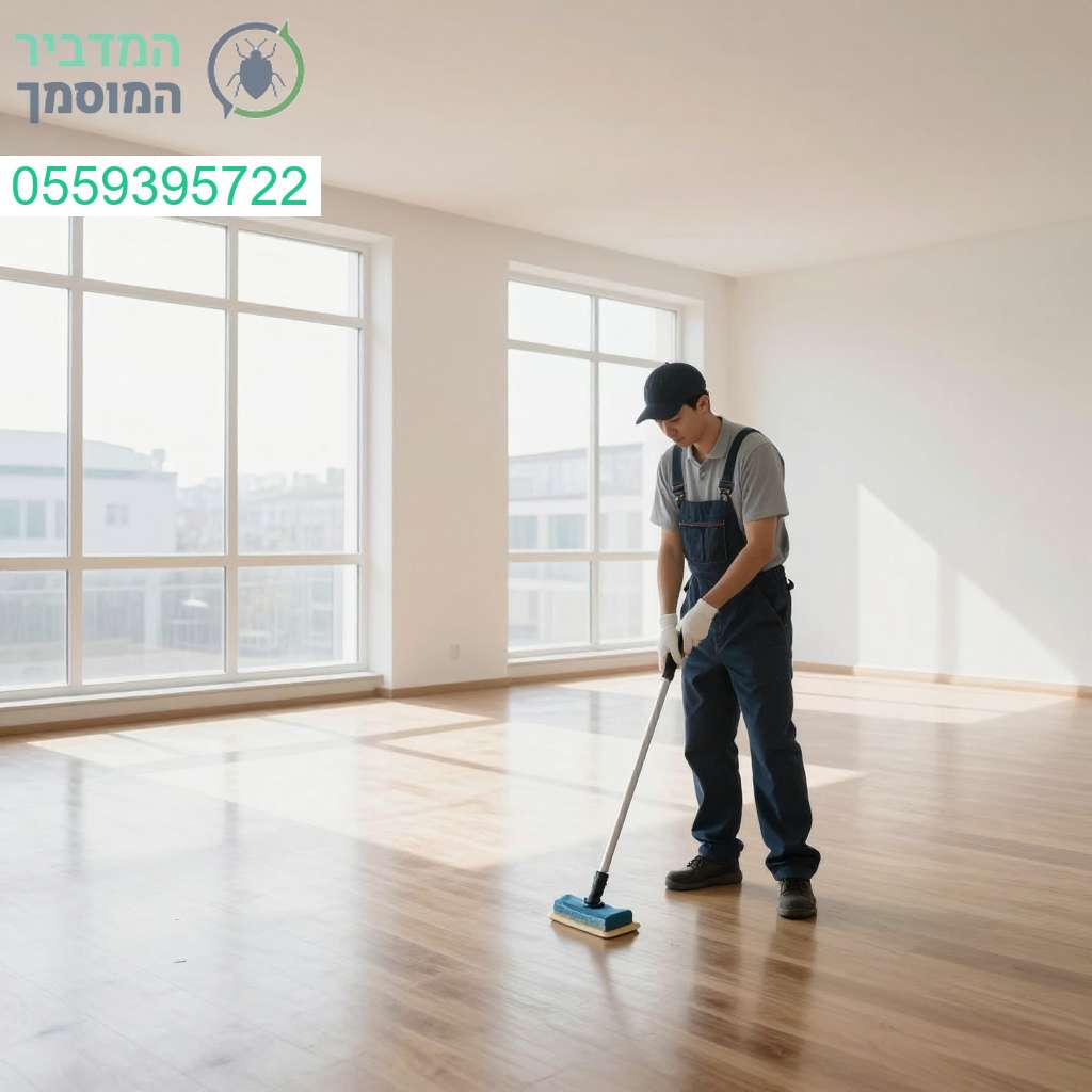 ניקיון מקצועי ויסודי של דירות ריקות להכנה מושלמת ומבריקה למגורים חדשים