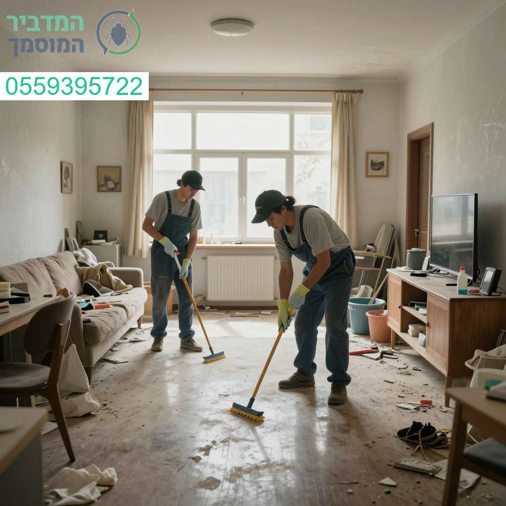 ניקיון עמוק ויסודי של דירות מוזנחות שמחזיר את הברק והאור لביתכם בסטנדרט מקצועי